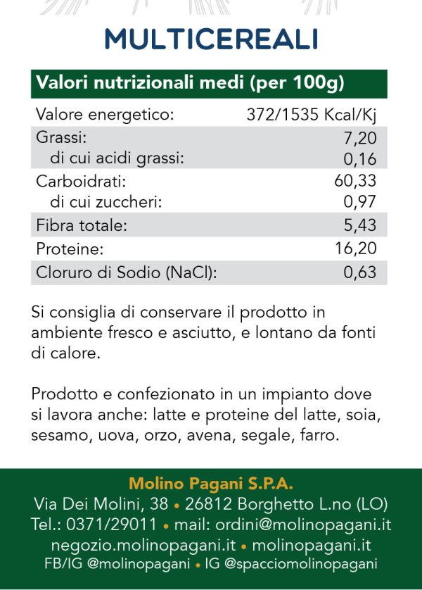 Semilavorato per panificazione Multicereali 1 Kg - immagine 3