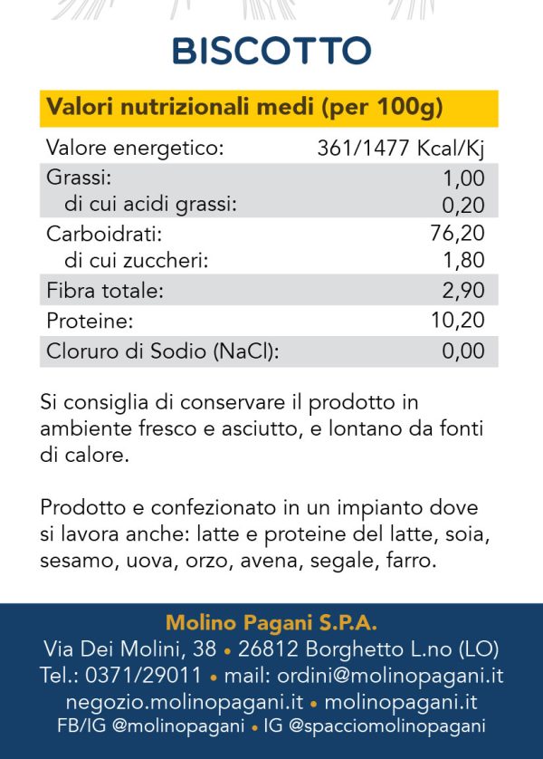 Farina di grano tenero Tipo “00″ Biscotto per Pasticceria W150 1 Kg - immagine 3