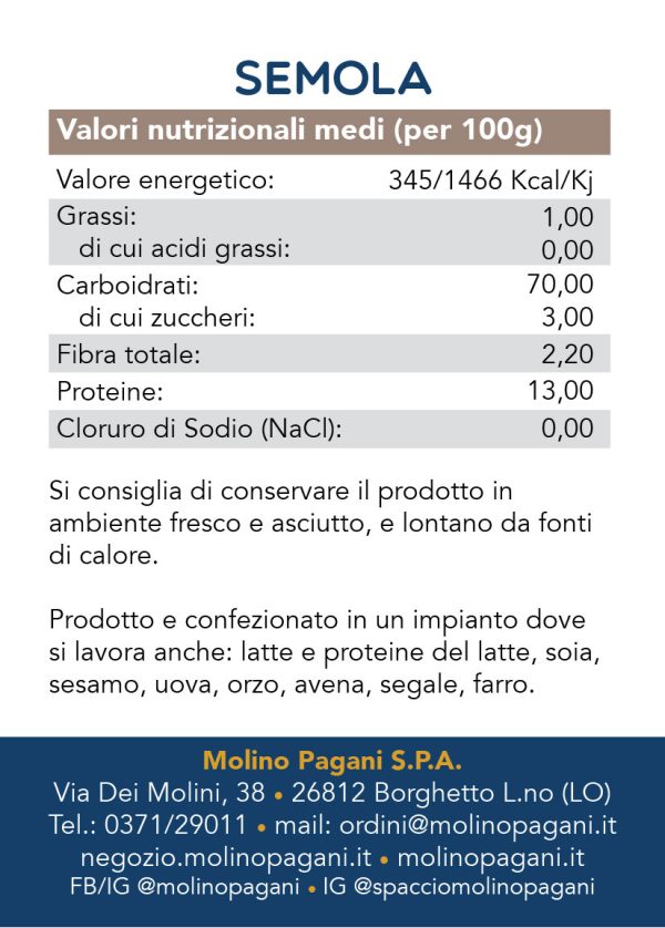 Semola rimacinata rossa di grano duro 1 Kg - immagine 3