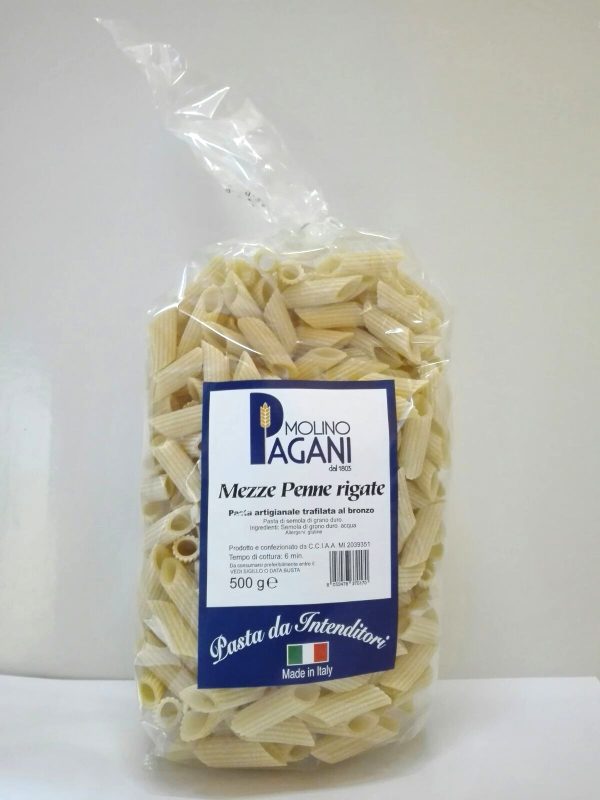 Mezze Penne Rigate di semola di grano duro gr 500