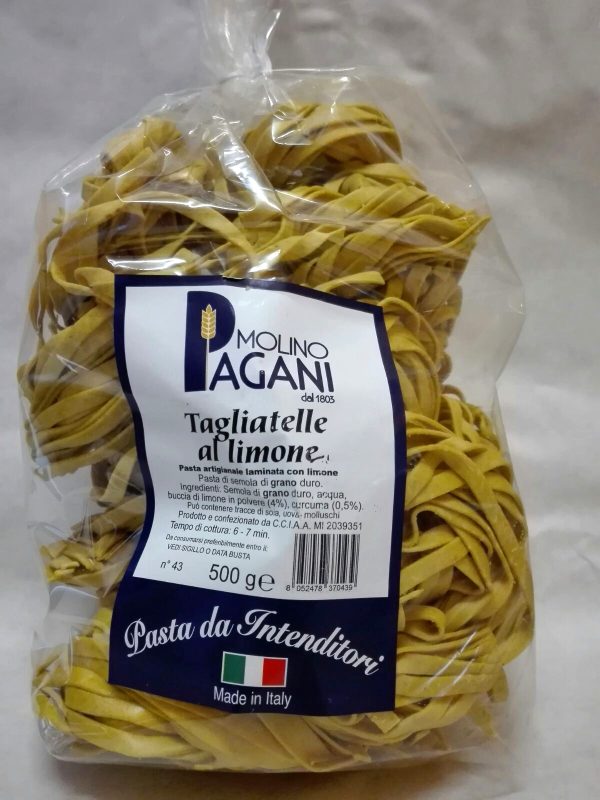 Tagliatelle al limone di semola di grano duro gr 500