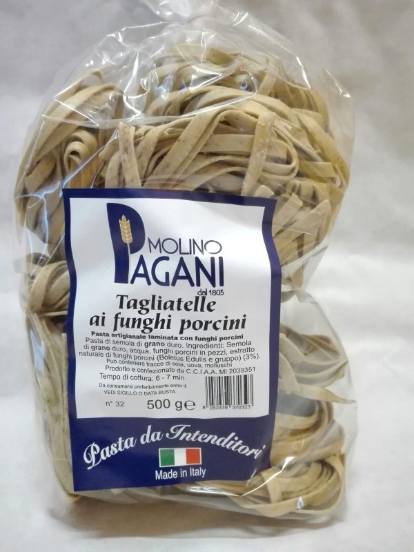 Tagliatelle ai funghi porcini di semola di grano duro gr 500