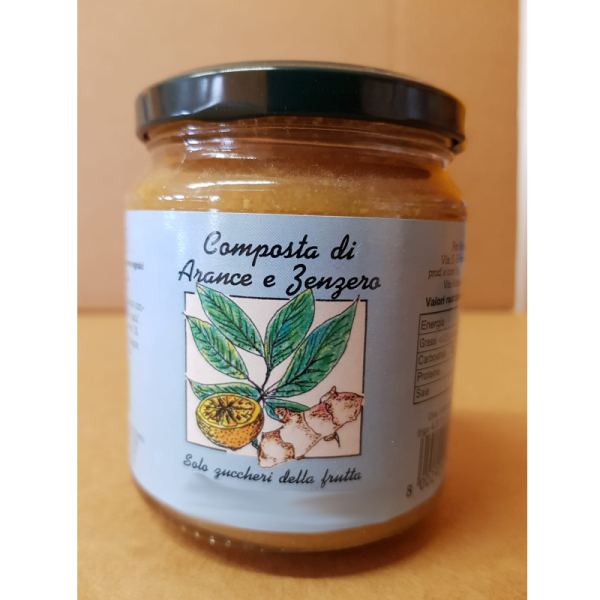 Composta di arance e zenzero 320gr