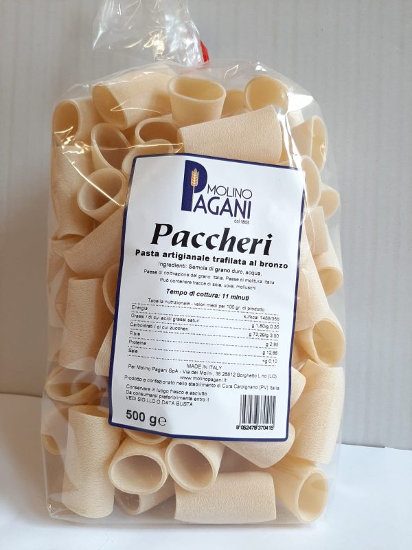 Paccheri di semola di grano duro gr 500