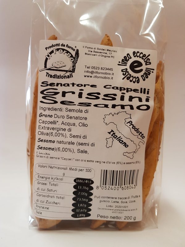 grissini semi sesamo