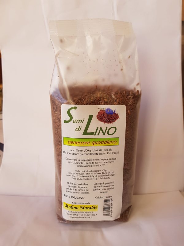 Semi di lino scuri 500gr