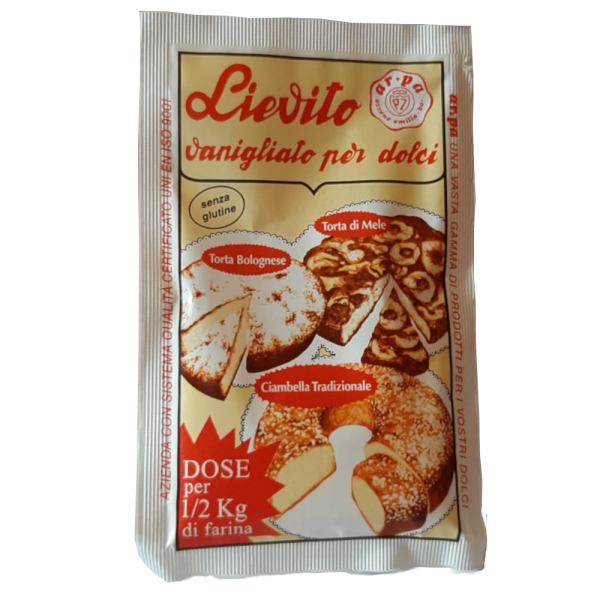 Lievito vanigliato per dolci 15 gr